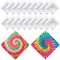 Bulk White Cotton Bandanas for Tie-Dye – Paisley DIY Scarf and Multipurpose Head Wraps. Perfect for Tie-Dye Parties, Crafts, and Creative Favors.